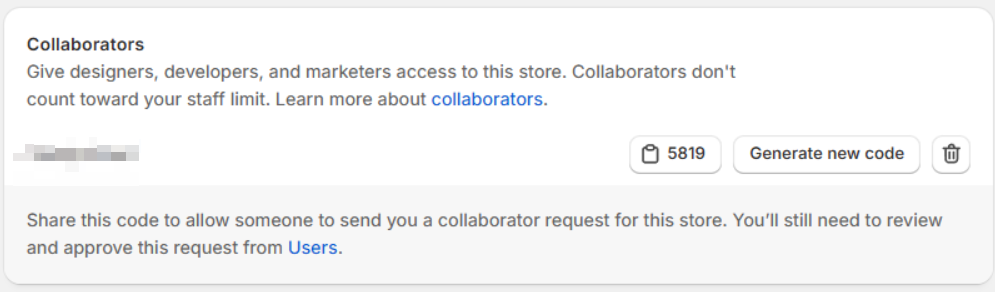 Get Collaborator Request Code Screenshot